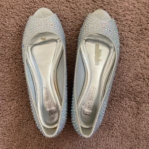David’s bridal size 7 flats